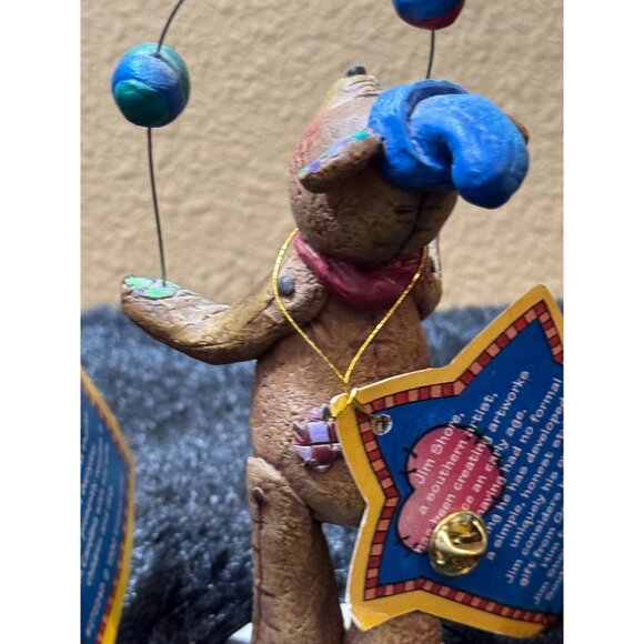 Vintage 1996 Jim Shore Enesco MAX The Bear With Heart Of Gold Original Tags - Picture 8 of 11